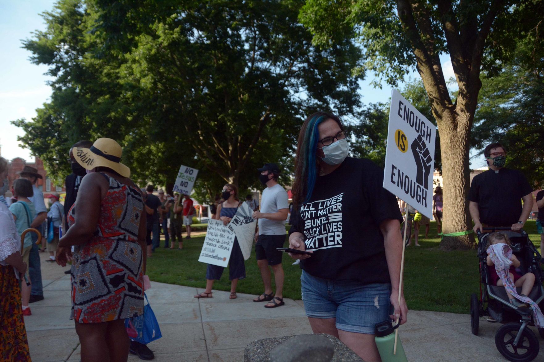 Black Lives Matter protesters educate, march in downtown Baraboo